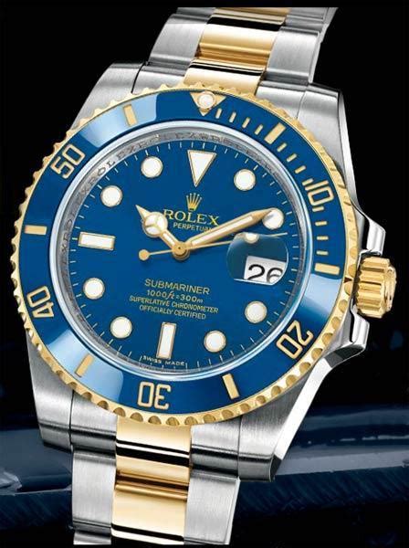 rolex submariner acciaio oro ghiera blu|rolex sottomarino orologio.